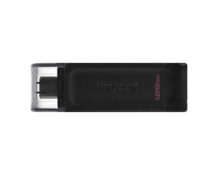 Memoria USB Kingston DataTraveler DT70 128GB USB C 3.2  Negro