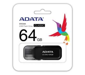 ADATA Lapiz Usb UV240 64GB USB 2.0 Negro