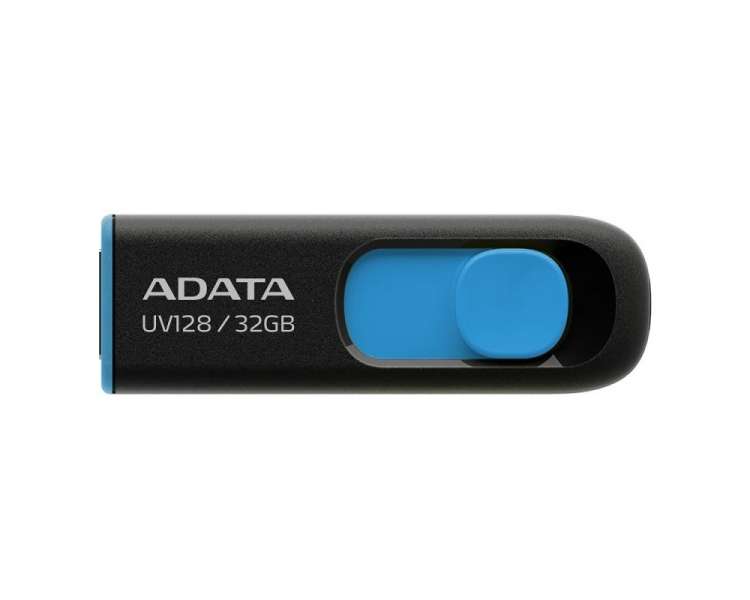 Memoria USB ADATA Lapiz Usb UV128 32GB USB 3.2 Negro/Azul