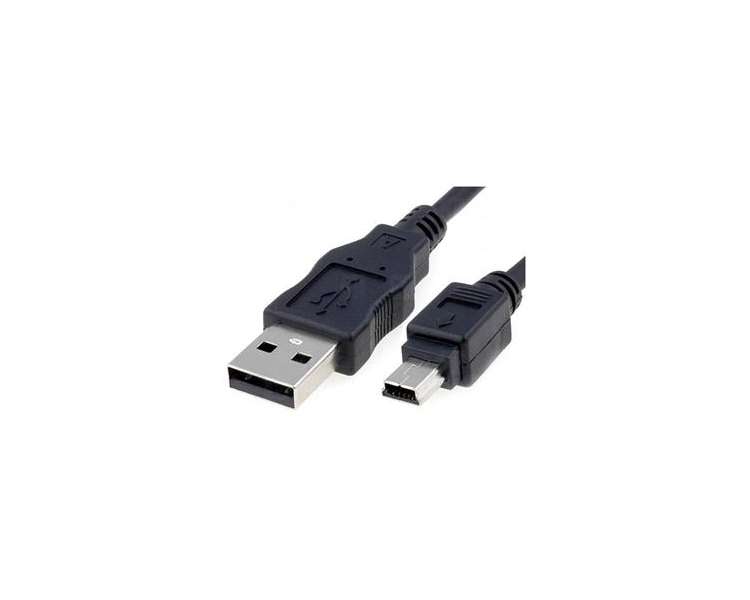 CABLE USB 2.0 A/M-MINI USB B/M 0.5M NEGRO NANOCABLE