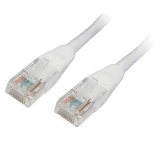 CABLE RED LATIGUILLO RJ45 CAT.6 UTP AWG24,0.5M BLANCO NANOCABLE