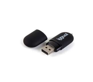 Memoria USB iggual Lápiz USB 2.0 16GB PEN16 negro