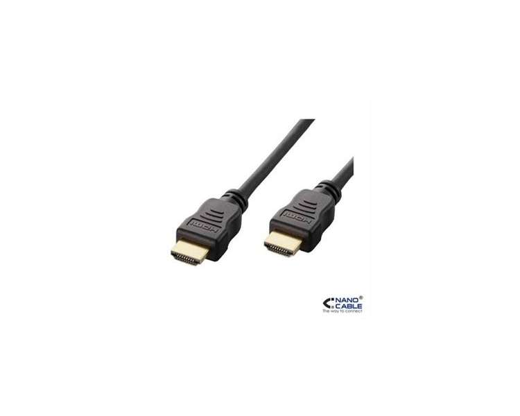 CABLE HDMI V1.4 ALTA VELOCIDAD/HEC, A/M-A/M 1.8M NANOCABLE