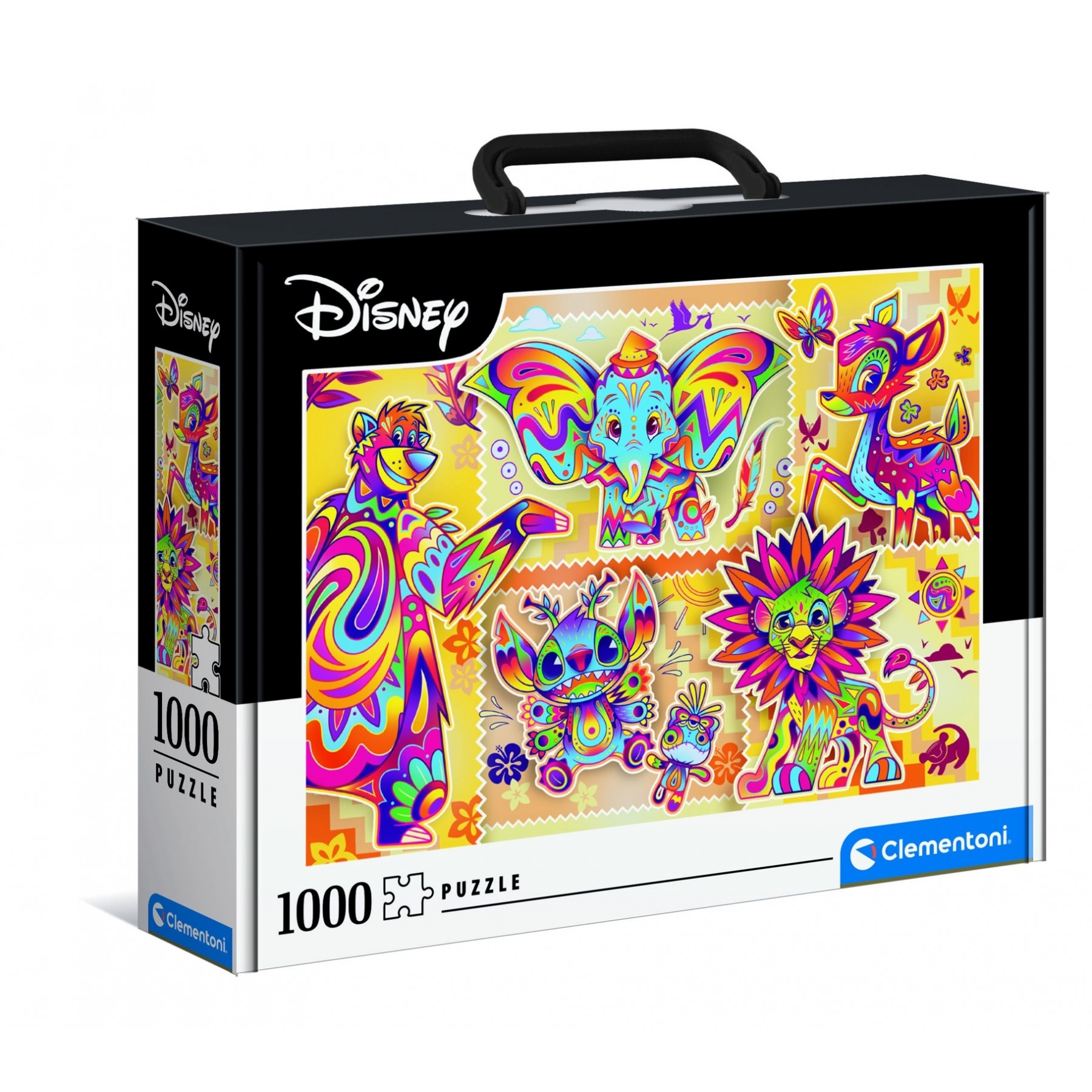 Clementoni - Brief Case Puzzle 1000 pcs - Disney Classic (39677)