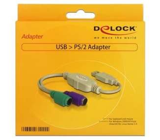 ADAPTADOR DELOCK USB A PS/2