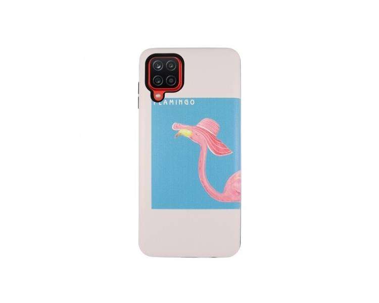 Funda Gel Doble capa para Samsung Galaxy A22-5g - Flamingo