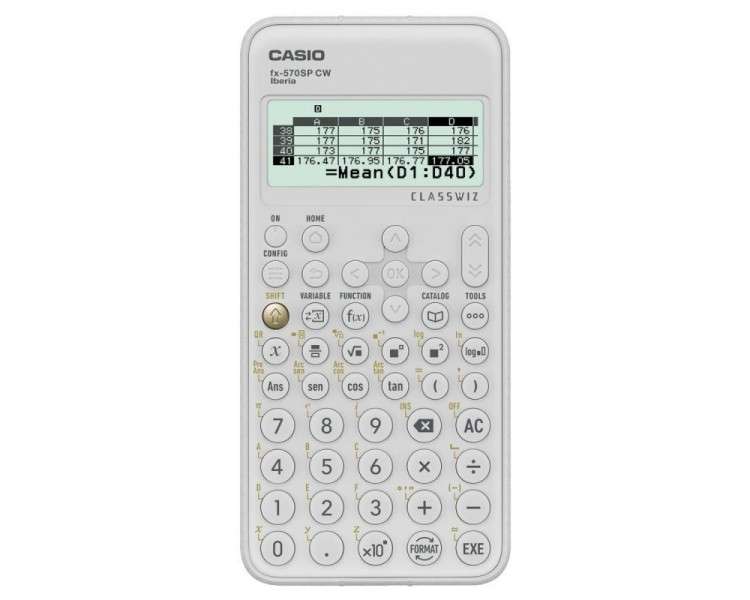 Calculadora científica casio classwiz fx-570 sp cw/ blanca