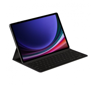 Funda samsung book cover keyboard para tablets samsung galaxy tab s9+/ negra