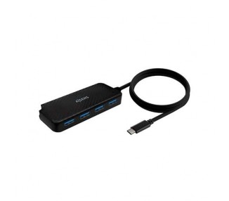 HUB USB-C A 4XUSB-C AISENS 60CM NEGRO