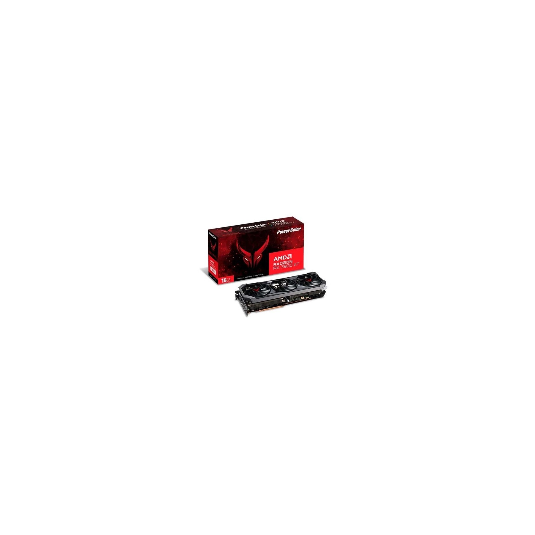 TARJETA GRÁFICA POWERCOLOR RX 7800XT 16GB GDDR6 RED DEVIL