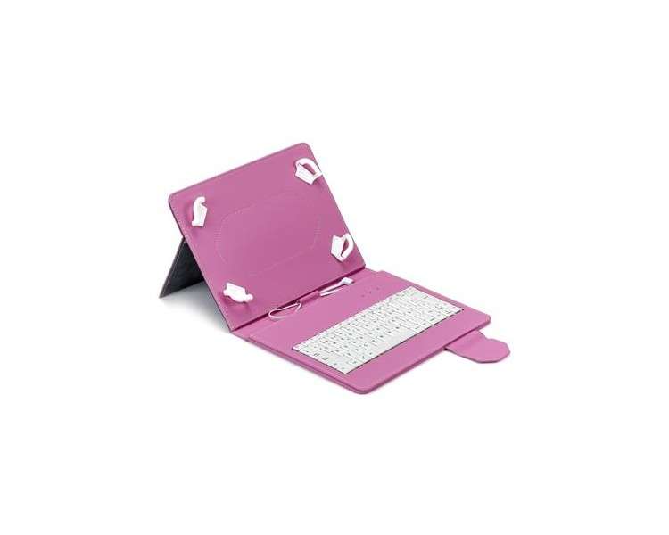 FUNDA TABLET Urban Keyboard USB  9.7'-10.2' Pink