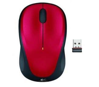 LOGITECH WIRELESS MOUSE M235 RED