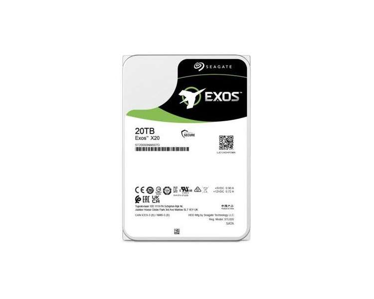 HD 3.5' 20TB SEAGATE EXOS X20 SATA 7200RPM