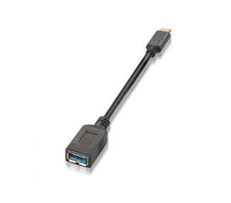 CABLE OTG USB(A) 3.1 A USB(C) 3.1 AISENS 0.15M NEGRO