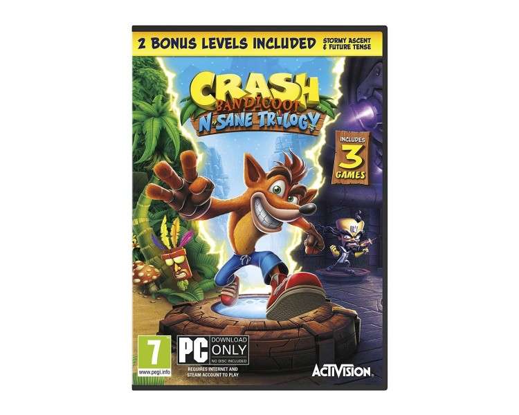 Crash Bandicoot - N'Sane Trilogy Remastered (Code in a Box)