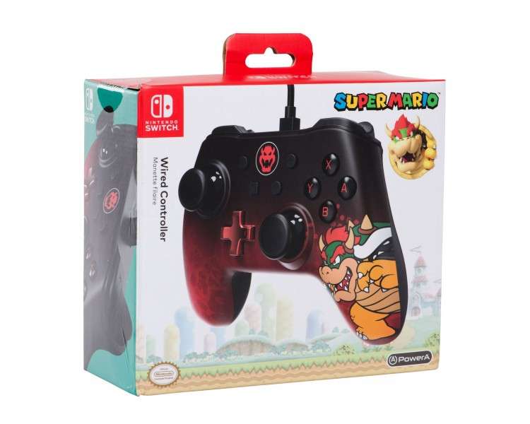 PowerA Wired Iconic Controller - Bowser