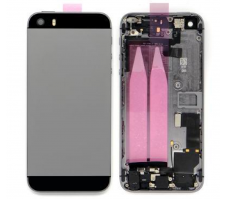 Chasis Carcasa Completa Para iPhone 5S Negra Gris Con Componentes
