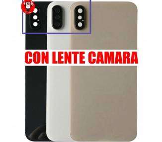 Tapa Trasera Compatible Para iPhone Xs Max Con Lente Camara