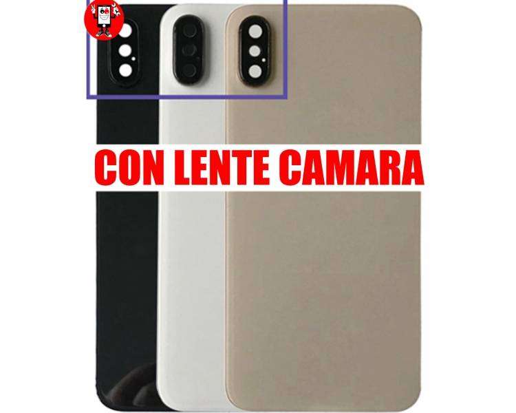 Tapa Trasera Compatible Para iPhone Xs Max Con Lente Camara
