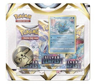 Pokémon - Silver Tempest – 3 Pack Blister - Manaphy