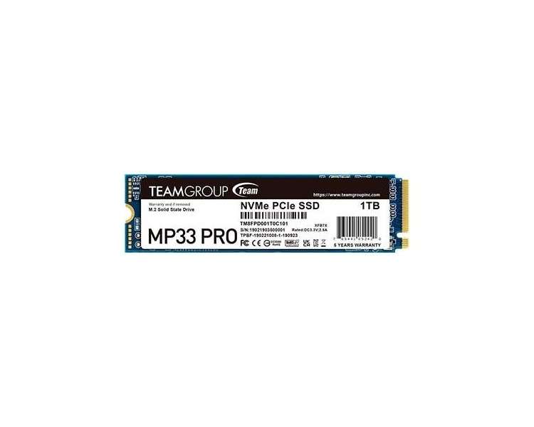 DISCO DURO M.2 1TB TEAM-GROUP MP33 PRO GEN3x4 PCI-E 3.0