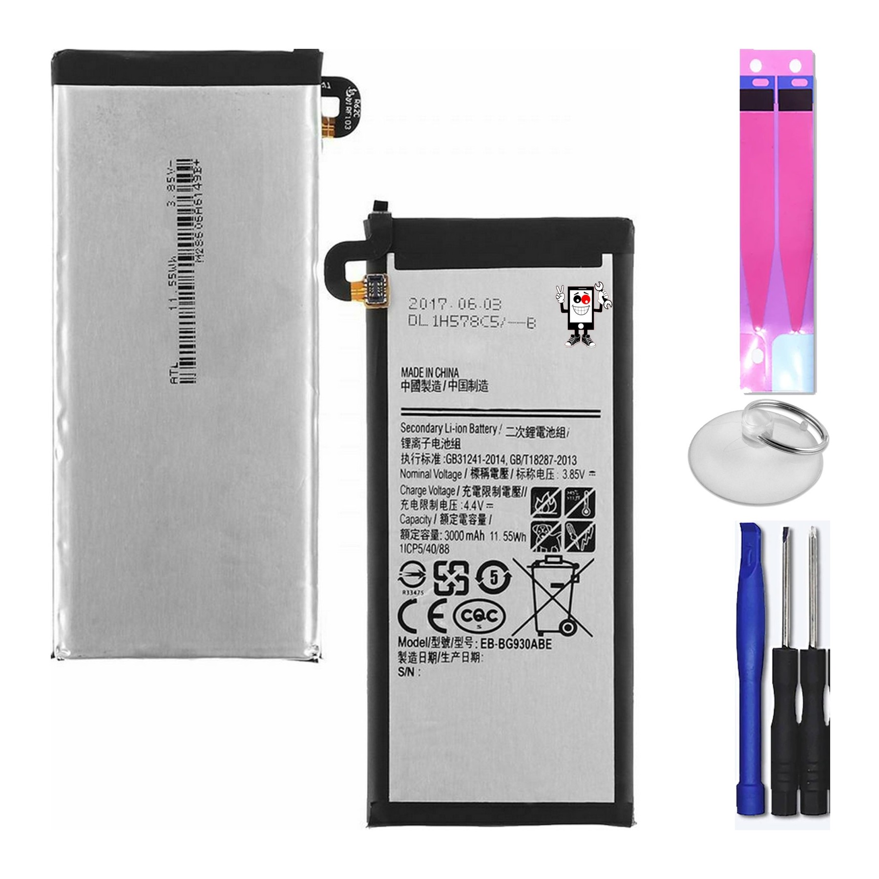 Batería Para Samsung Galaxy S7 Sm-G930, MPN Original: Eb-Bg930Abe