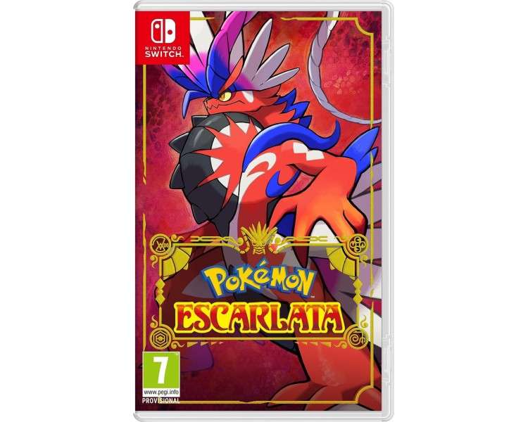 Pokemon Escarlata, Juego para Consola Nintendo Switch, PAL ESPAÑA