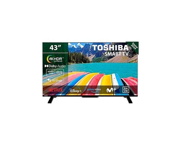 TELEVISIÓN LED 43  TOSHIBA 43UV2363DG  SMART TV 4K UHD