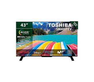 TELEVISIÓN LED 43  TOSHIBA 43UV2363DG  SMART TV 4K UHD