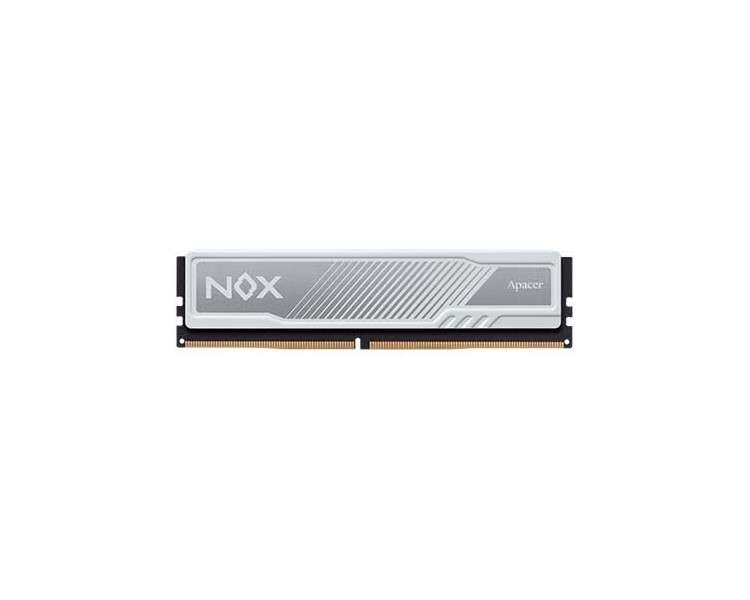 MODULO MEMORIA RAM DDR4 8GB 3200MHZ APACER NOX WHITE