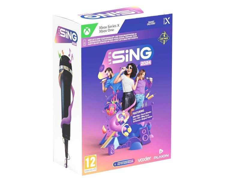 Let's Sing 2024 + Mic Juego para Microsoft Xbox Series X