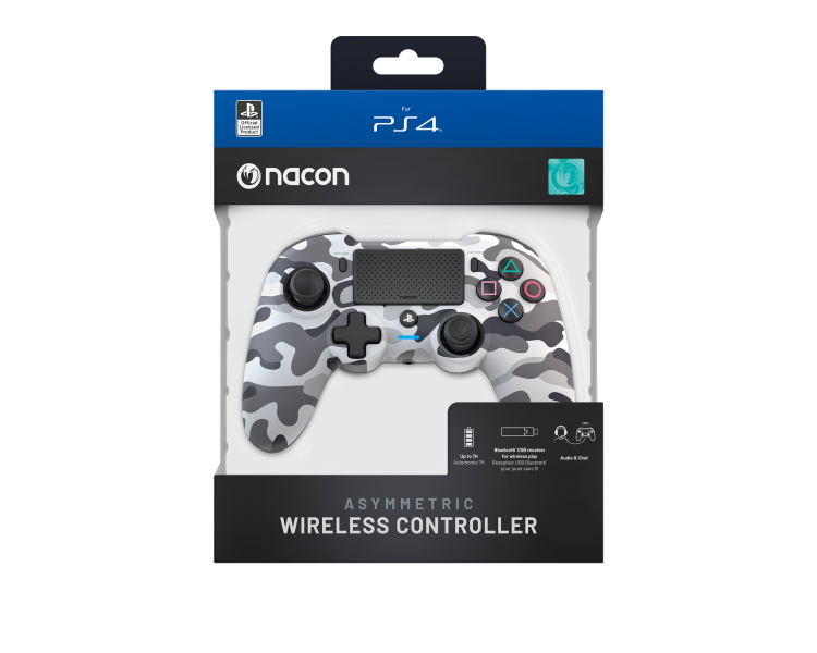 Nacon Inalambrico Dualshock 4 V2 Controller Controlador Mando Asymmetric Camo Grey (PS4)