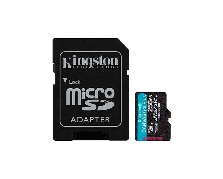 MEM MICRO SDXC 256GB KINGSTON CANVAS GO UHS-I CL10