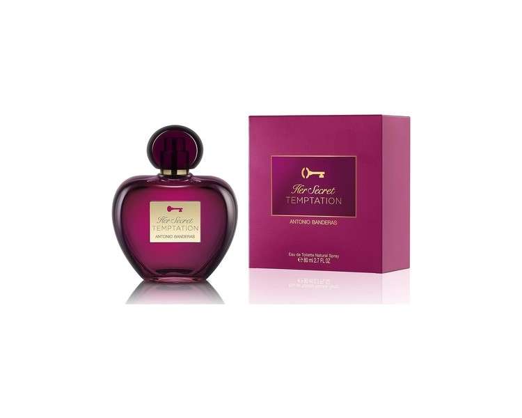 Antonio Banderas Perfumes Her Secret Temptation Eau de Toilette for Women 80ml
