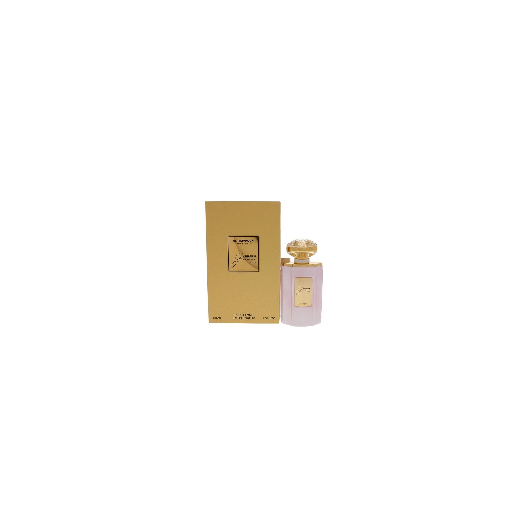 Al Haramain Junoon Rose Eau De Parfum Spray 75ml Gold