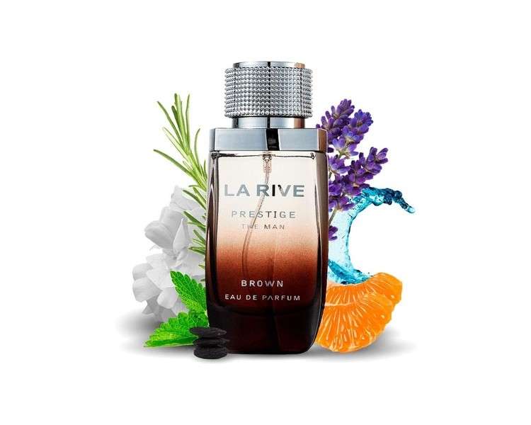 LA RIVE PRESTIGE BROWN MAN 75ml EDT Men's Perfume Original and New!