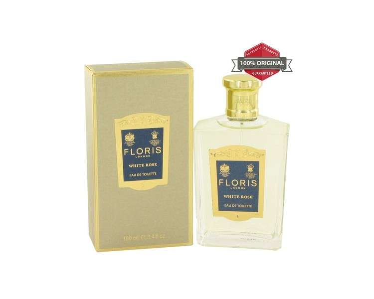 Floris White Rose Perfume 3.4oz EDT Spray for Women
