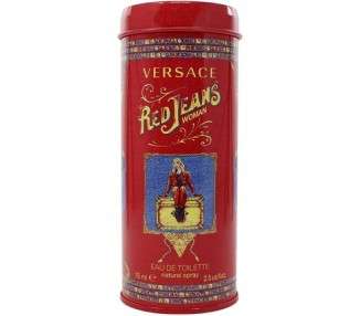 Versace Red Jeans Eau De Toilette For Woman 75ml