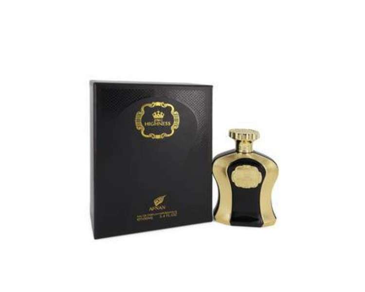 Her Highness Black by Afnan Eau De Parfum Spray 3.4 oz 100 ml