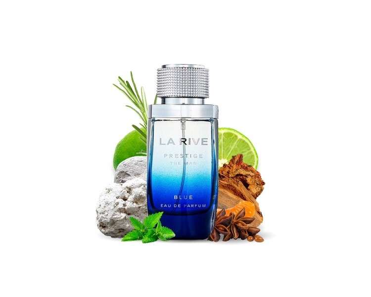 La Rive Prestige Blue EDP Perfume Spray for Men 75ml/2.5oz