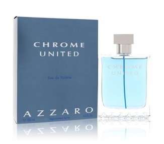 Chrome United by Azzaro Eau De Toilette Spray 3.4 oz 100 ml for Men