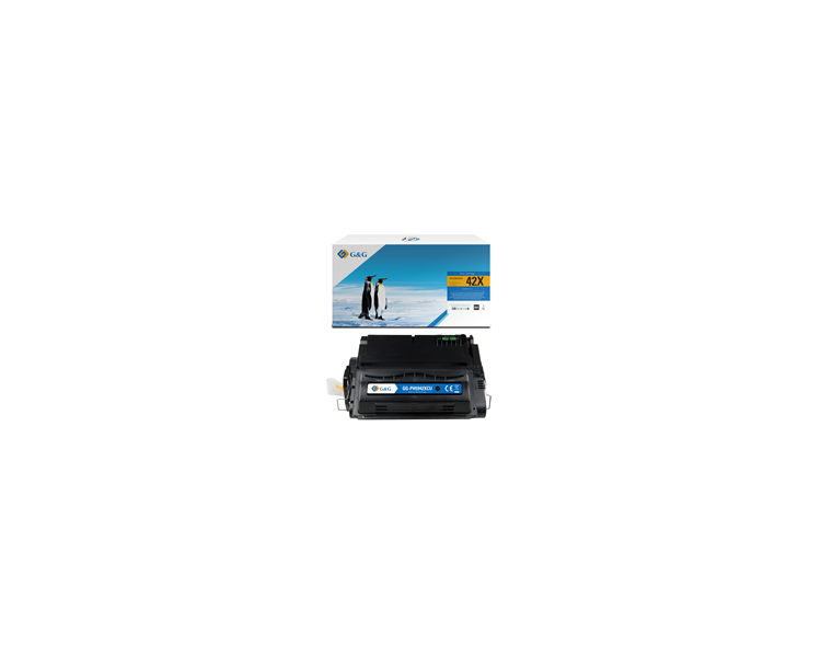 Cartucho de Toner G&G Compatible con Hp Q5942X/Q1338A/Q1339A/Q5945A Negro Universal Nº42X/38A/39A/45A