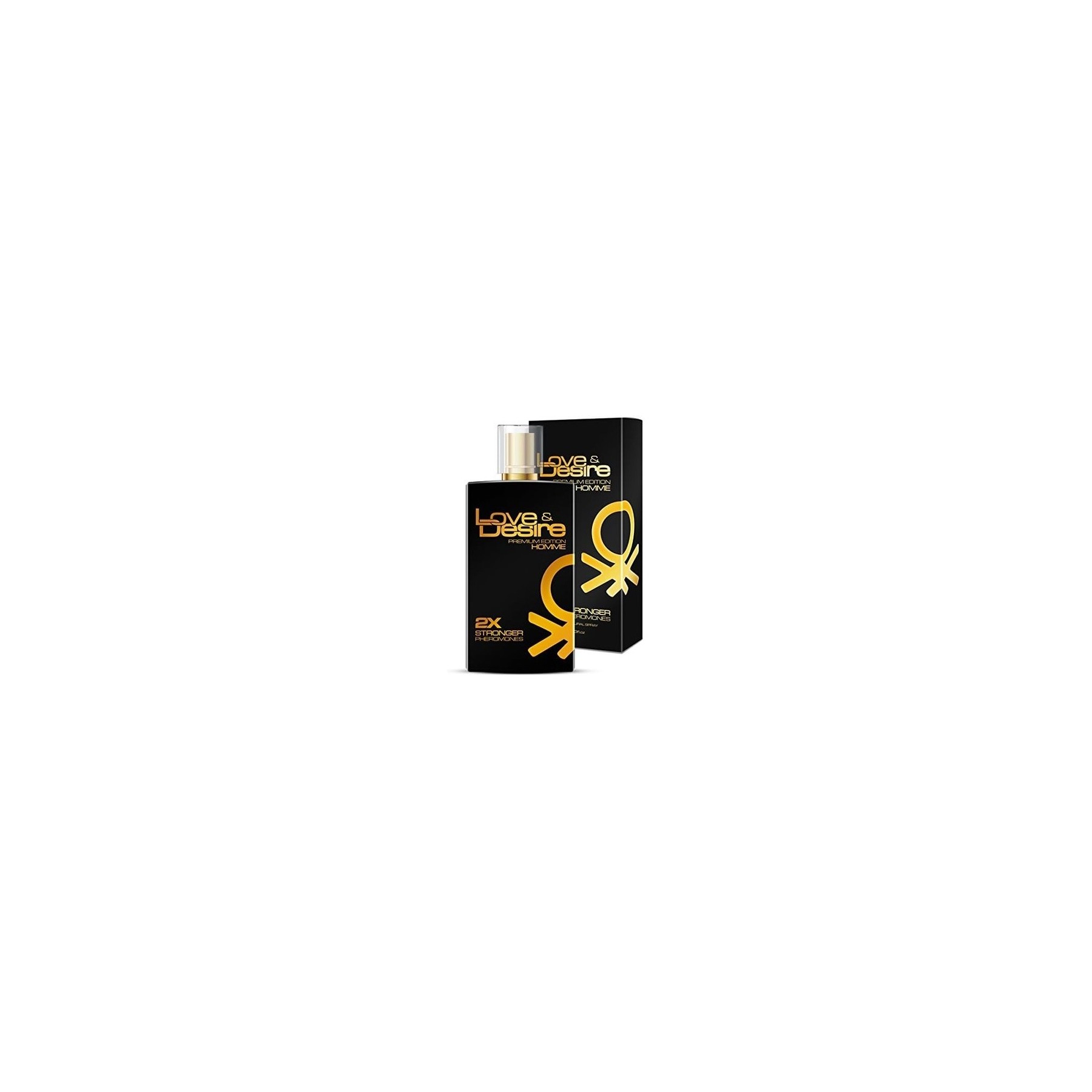 Love and Desire Gold Premium Edition Pheromones EdT for Men 100ml