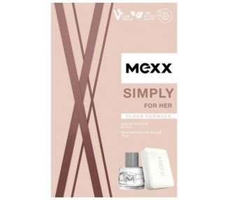 Mexx Simply for Her Gift Set Eau de Toilette 20ml and Soap 75g