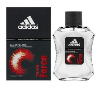 Adidas Team Force Eau de Toilette Spray for Men, 3.4oz