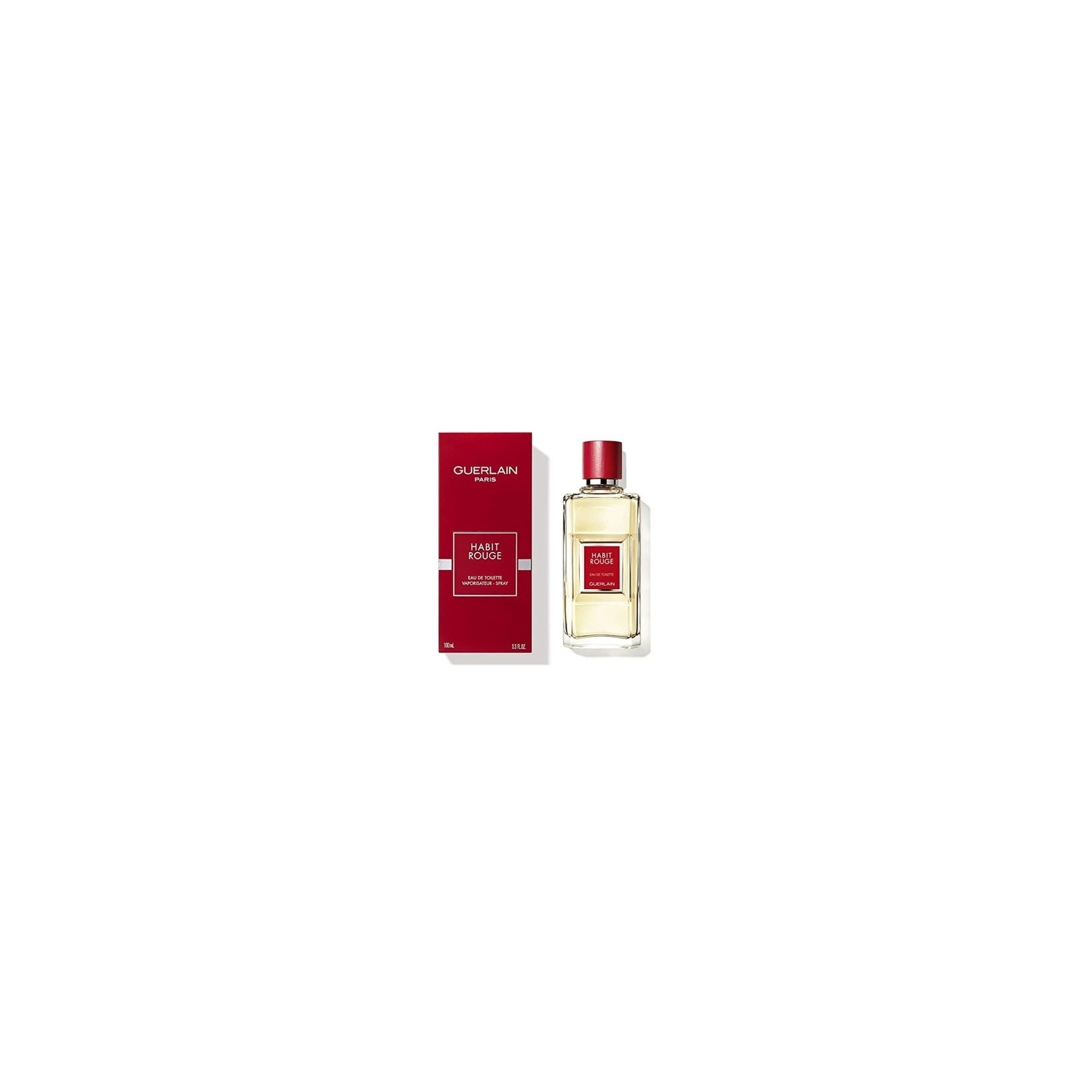 Habit Rouge by Guerlain EDT Spray 3.4oz