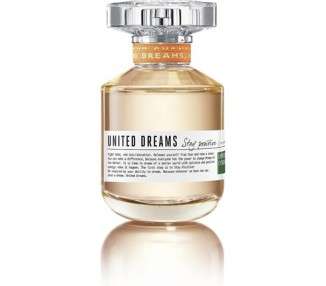 United Colors Of Benetton United Dreams Stay Positive Eau De Toilette Spray for Her 50ml