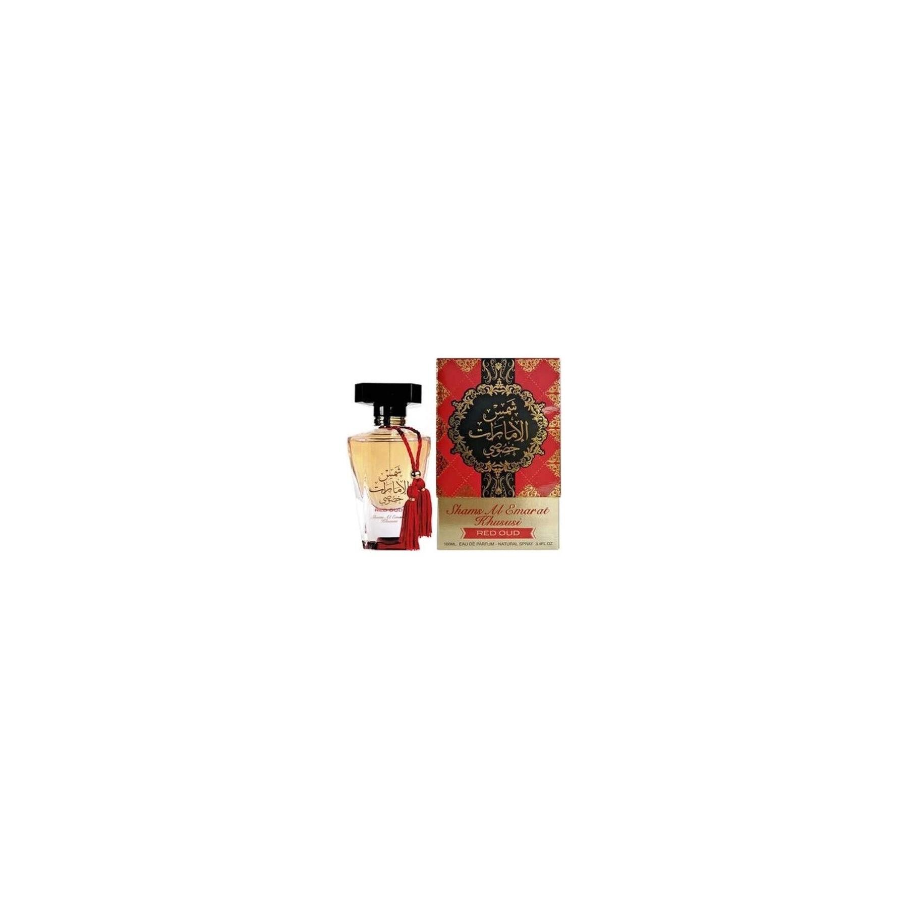 Shams Al Emarat Khususi Red Rose 100ml Eau De Parfum Natural Perfume Spray 3.4oz