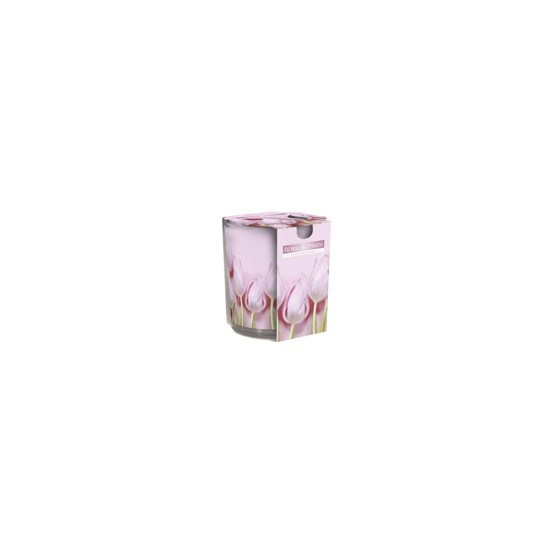 Scented Candles with Glass and Foil - Blumenglück