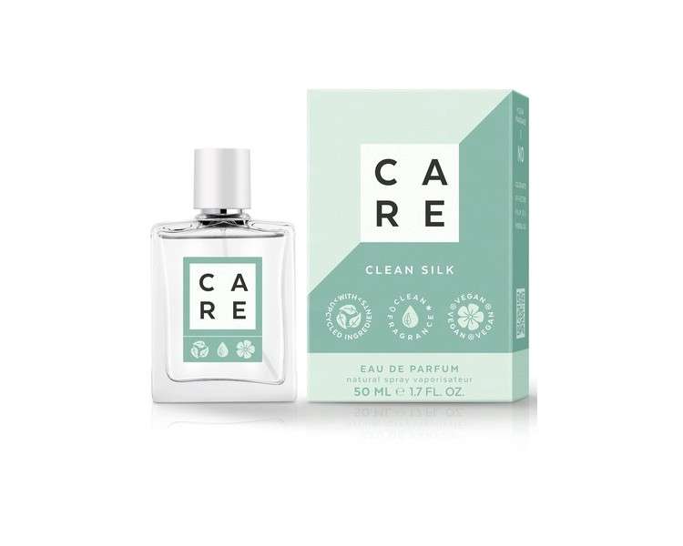 CARE Clean Silk Eau de Parfum Natural Light Airy with Upcycled Rose 50ml